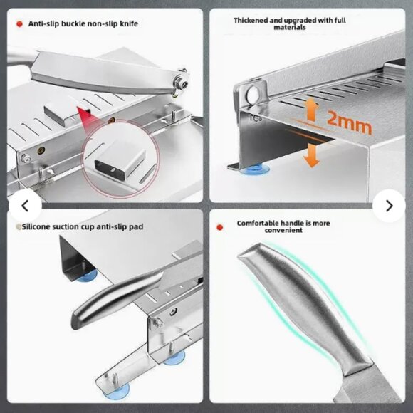 Stainless Steel Heavy-Duty Bone Cutter - Multifunctional, Sharp Kitchen Knife - Picture 2 of 8